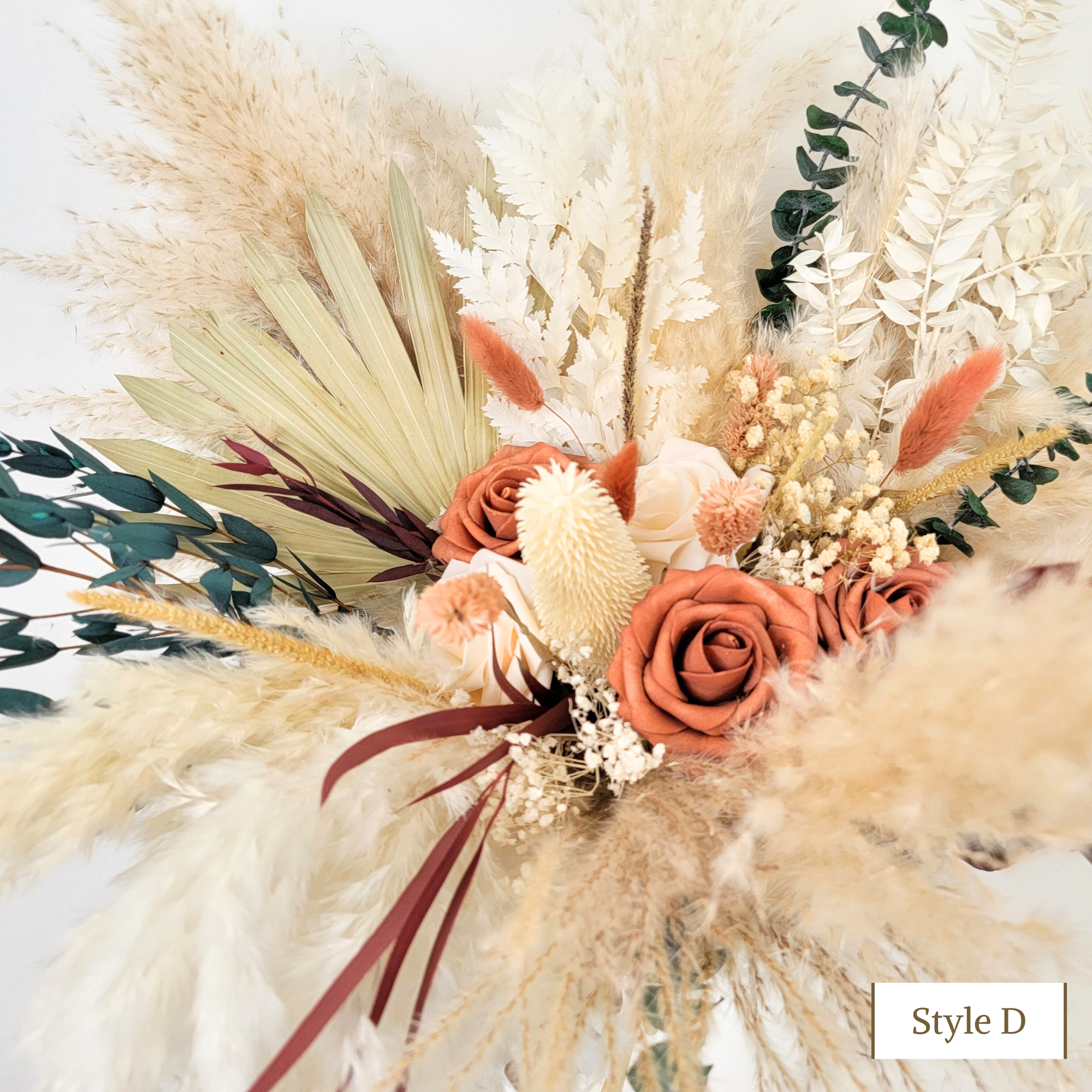 Pampas Grass Dried Flower Arrangements