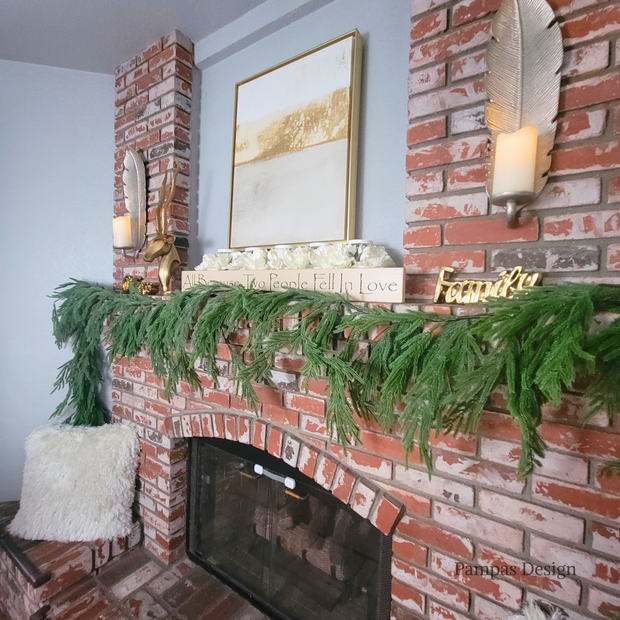 15 Feet Norfolk Real Touch Garland