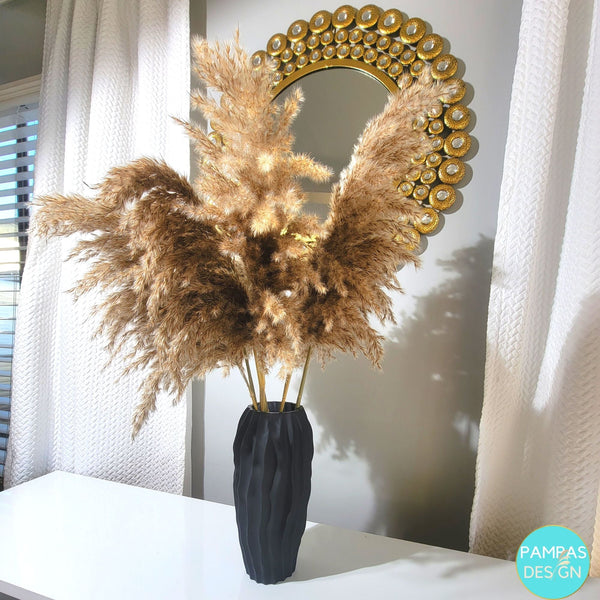Bunch of Pampas Grass, Small, Brown – Be Home